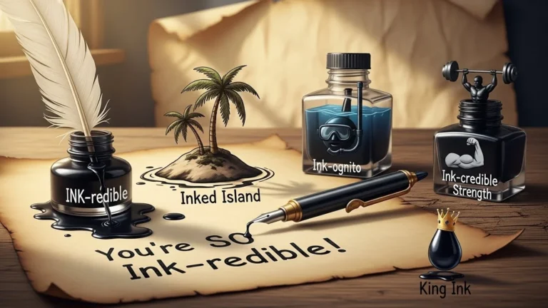 ink puns