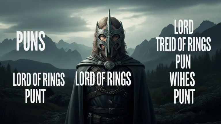 lord of the rings puns
