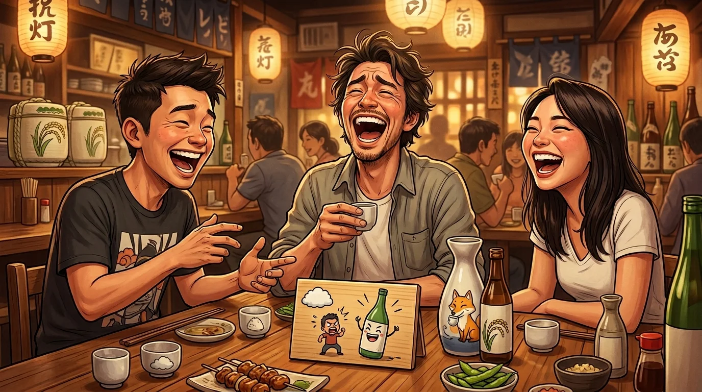 Clever Sake Wordplay for Instagram