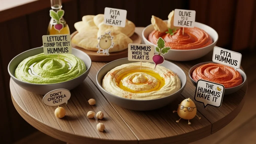 hummus puns
