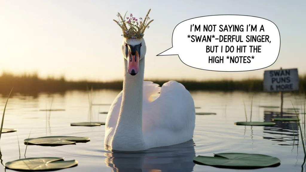 swan puns