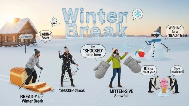 winter break puns