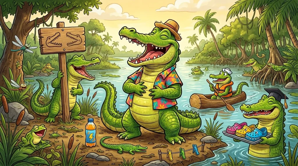 crocodile puns