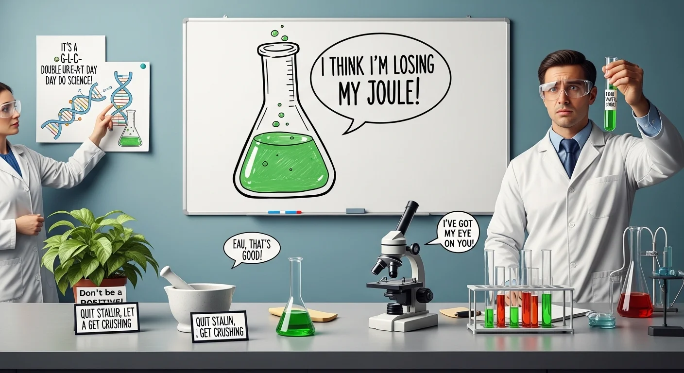Lab Week Cdiff Joke 280+ Lab Puns That Experiment With Humor Genius Jokes for Science ...