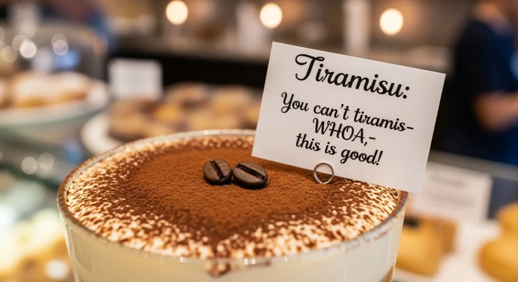 tiramisu puns