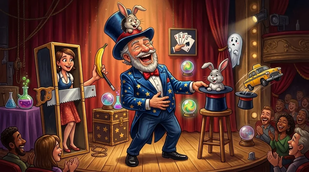 magician puns