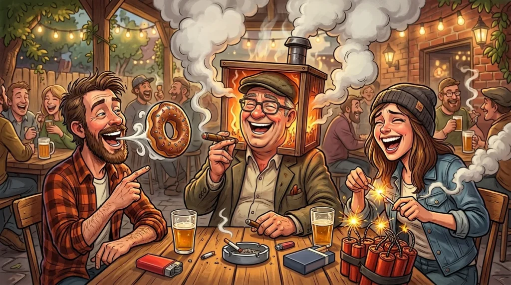 smoking puns