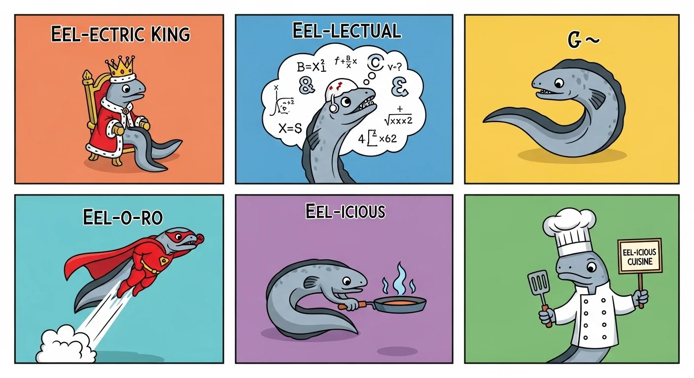 Eel puns for instagram