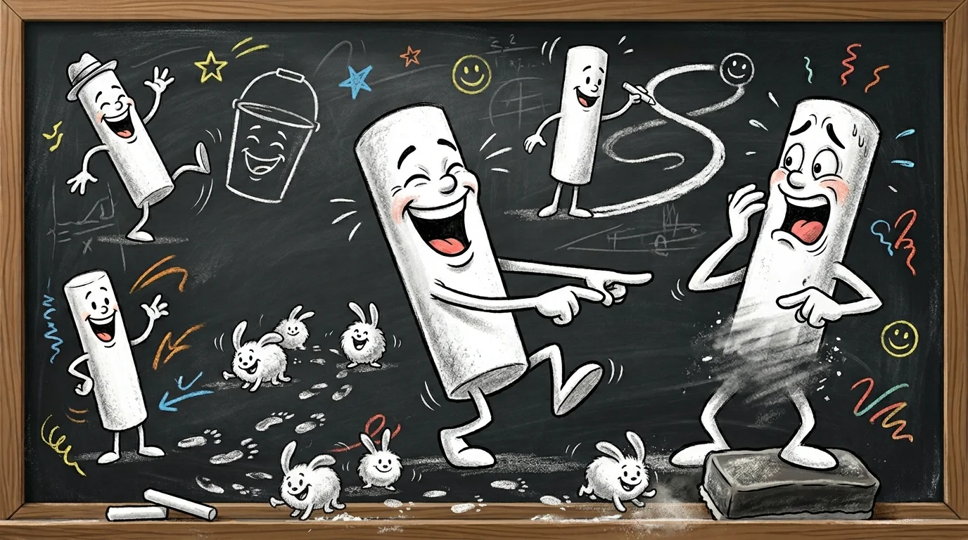 Chalk Puns One Liners