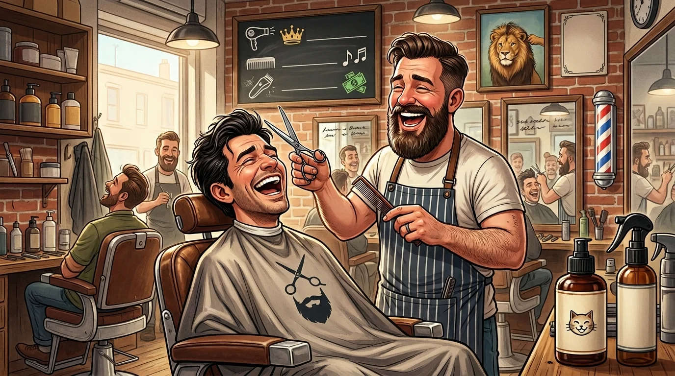 Clever Barber Wordplay for Instagram