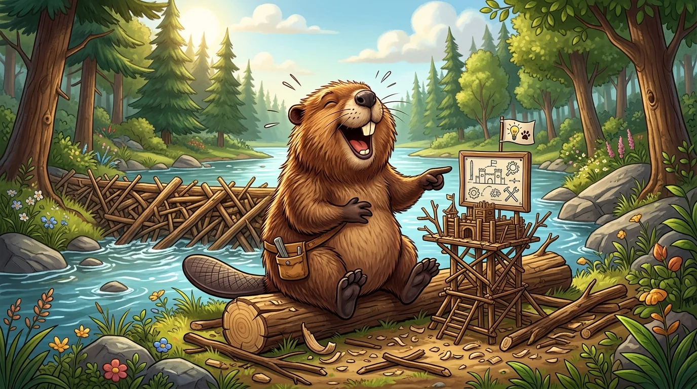 Clever Beaver Wordplay for Instagram
