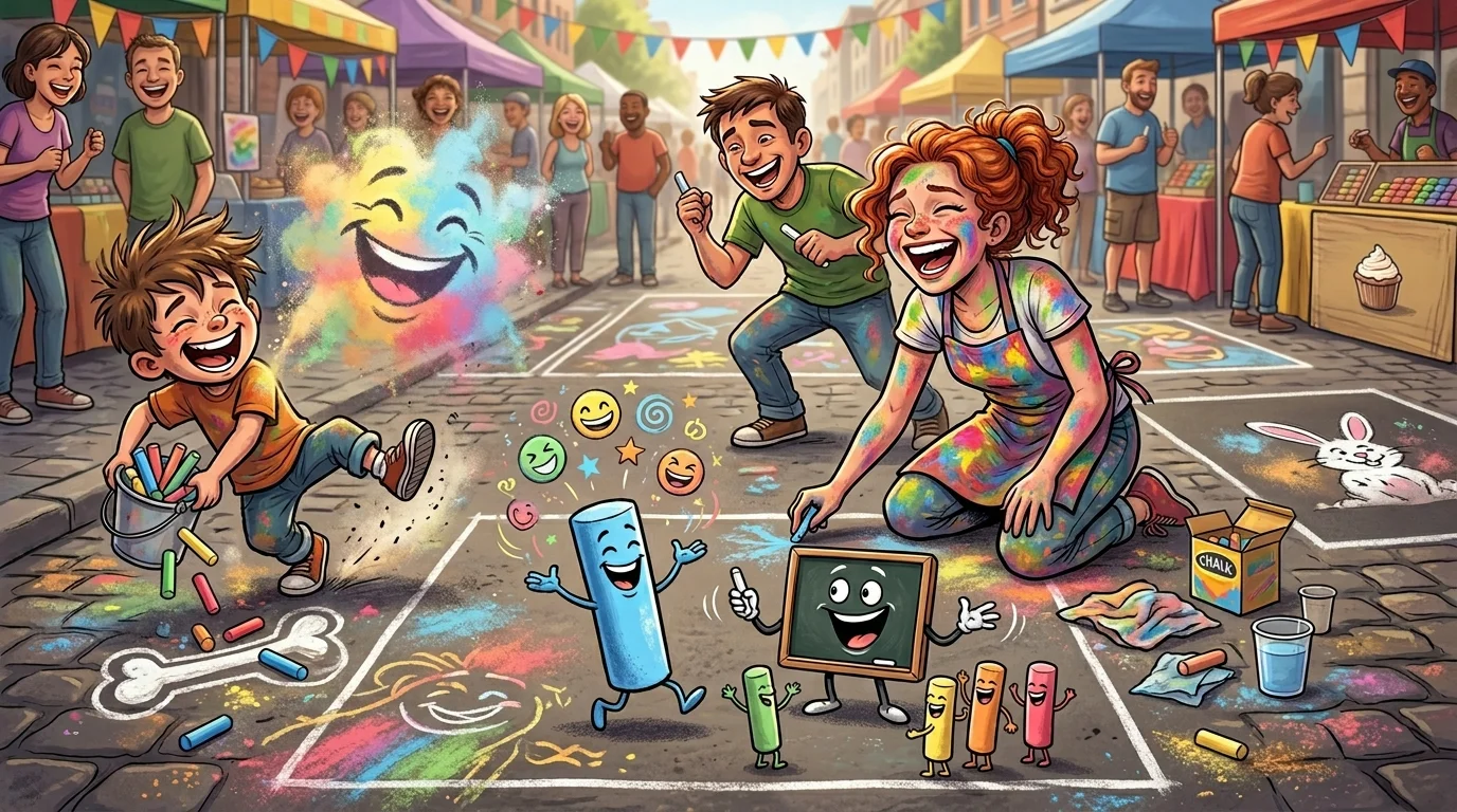 Clever Chalk Puns