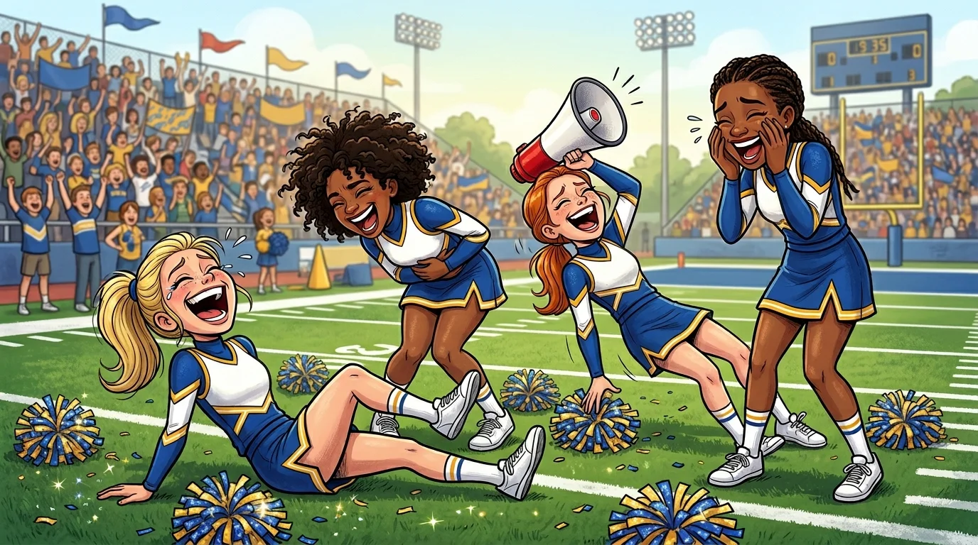 Clever Cheerleader Wordplay for Instagram