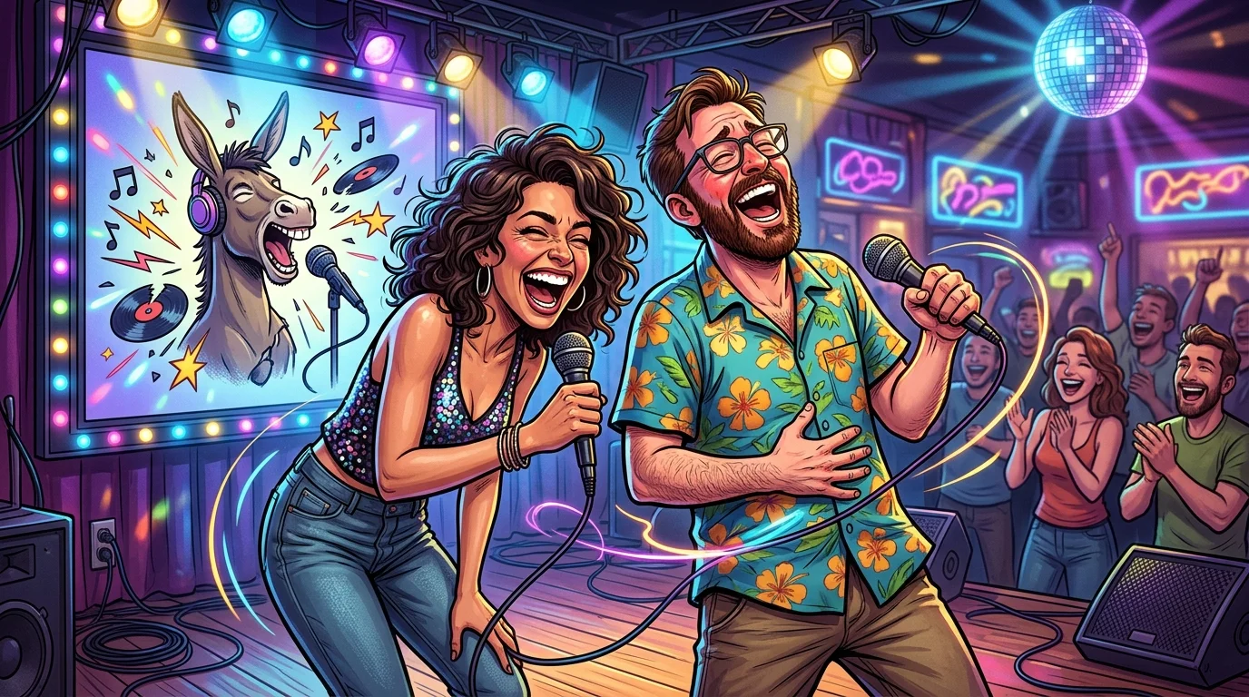 Clever Karaoke Wordplay for Instagram
