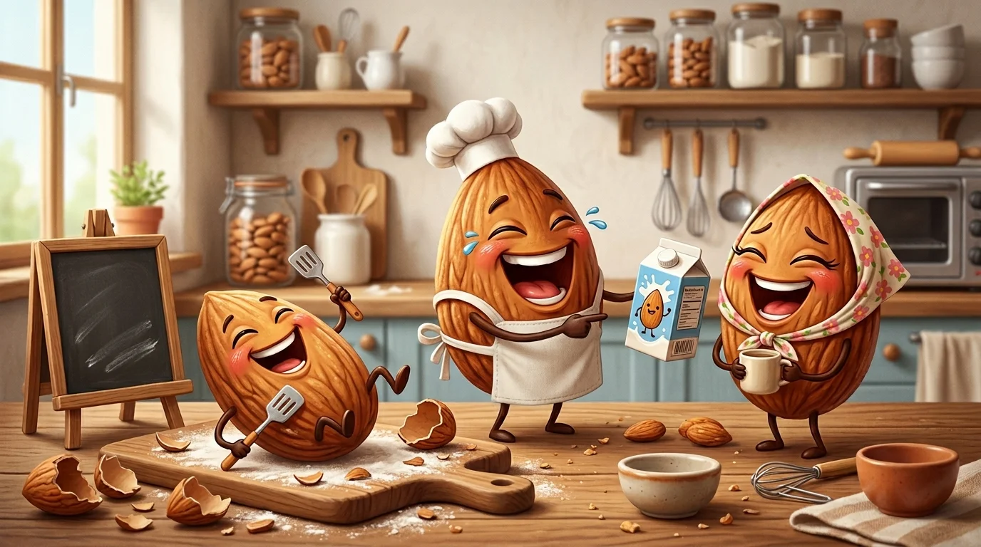 Cute almond puns