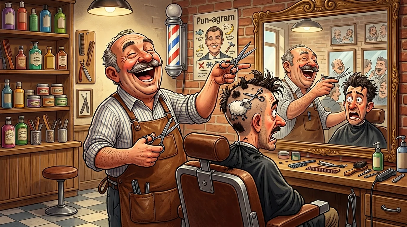 Hilarious Barber Puns & Captions