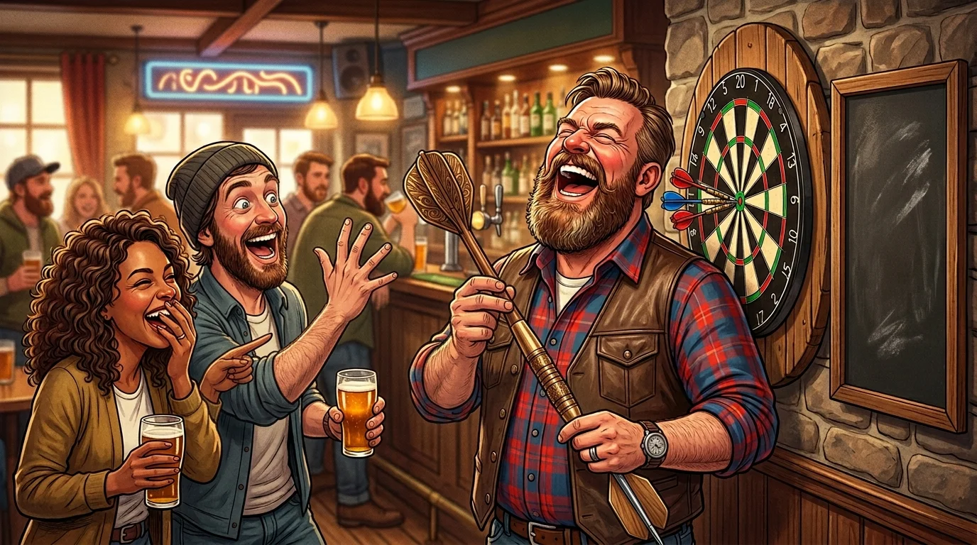 Hilarious Dart Puns & Captions