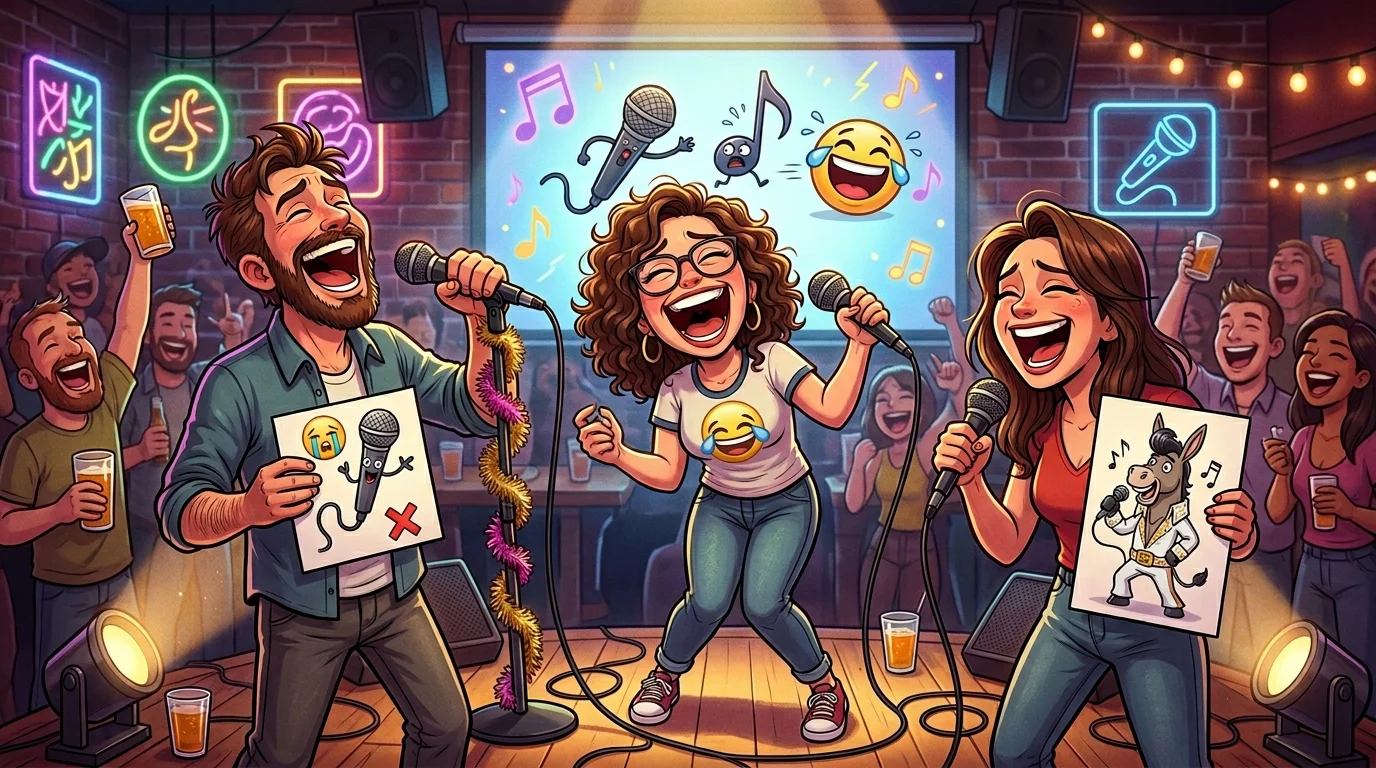 Hilarious Karaoke Puns & Captions 
