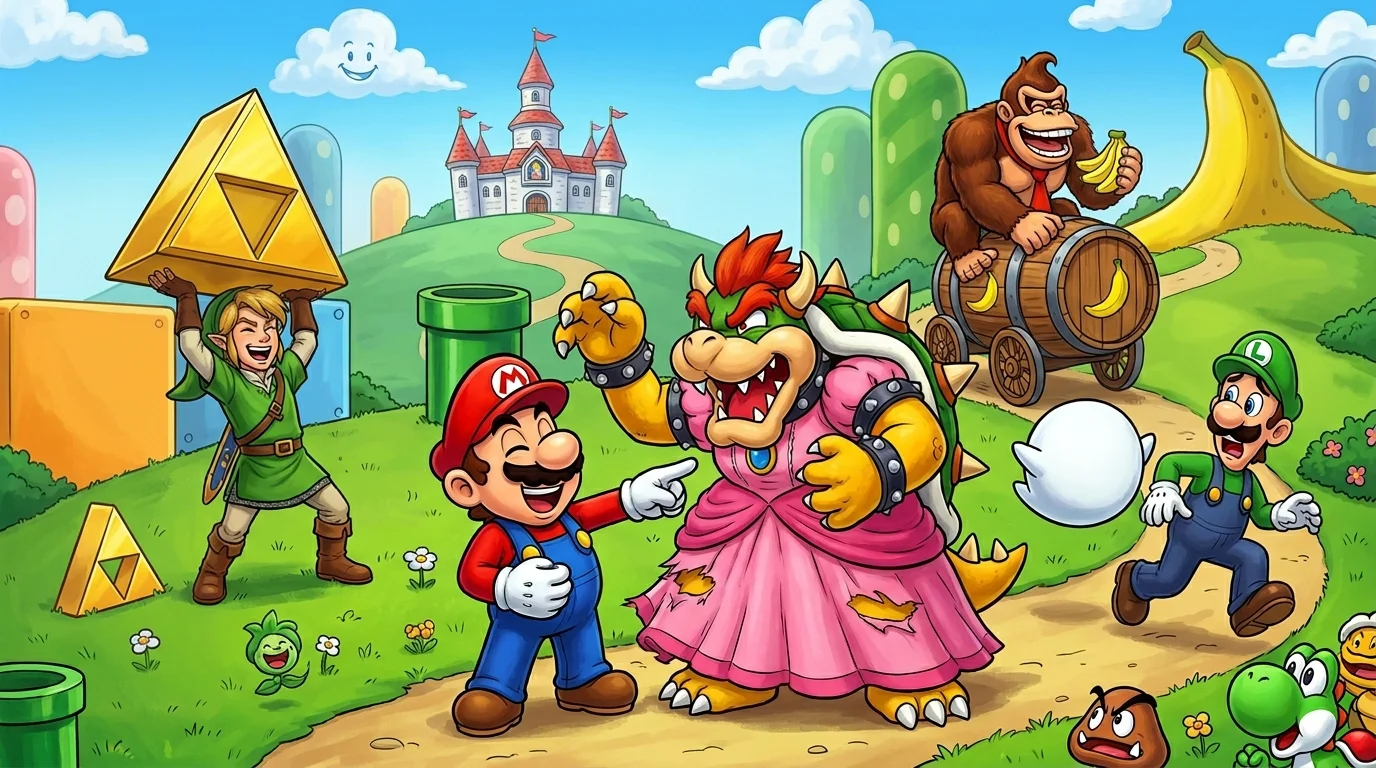 Hilarious Nintendo Puns & Captions