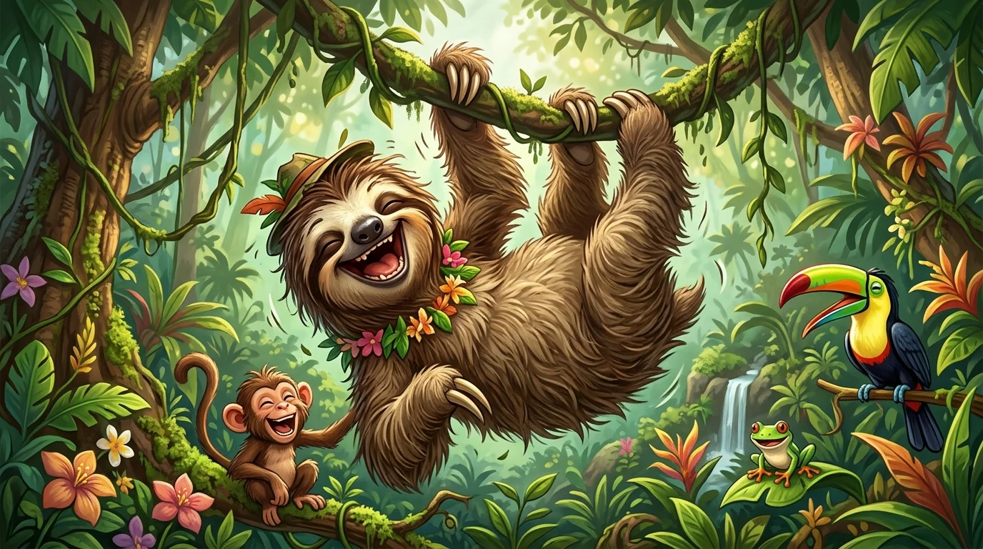 Hilarious Sloth Puns & Captions