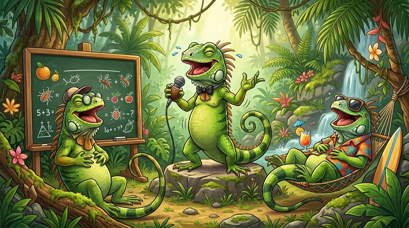 Iguana Puns One Liners