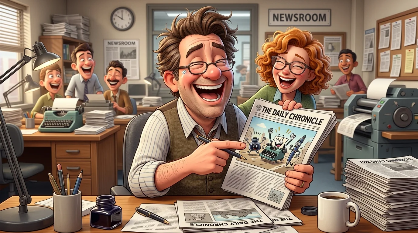 Newspaper Puns in English