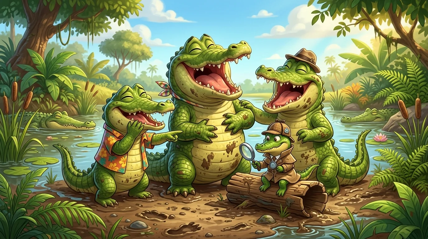 Short Crocodile Puns